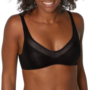 Sloggi BH 2P Oxygene Infinite Soft Bra Sort X-Small Dame