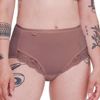 Sloggi Trusser 2P Romance Maxi Mørkrosa  38 Dame