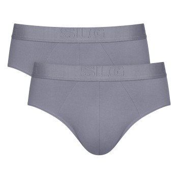 Sloggi 2P SLG Base Soft Midi Briefs Grå Medium Herre