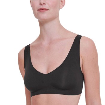 Sloggi BH ZERO Feel 2 0 Bralette Sort X-Large Dame
