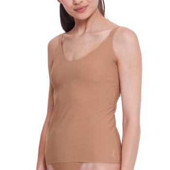 Sloggi ZERO Feel 2 0 Spaghetti Top Beige Medium Dame