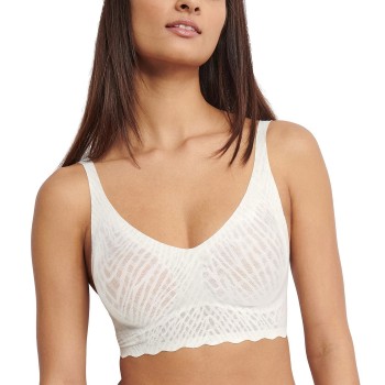 Sloggi BH ZERO Feel Bliss Bralette Hvid XX-Large Dame