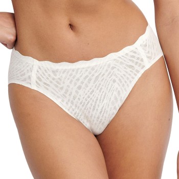 Sloggi Trusser ZERO Feel Bliss High Leg Brief Hvid Large Dame