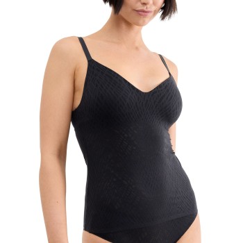 Sloggi ZERO Feel Bliss Push-Up Bra Shirt Sort Large Dame