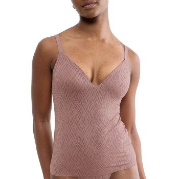 Sloggi ZERO Feel Bliss Push-Up Bra Shirt Brun Small Dame