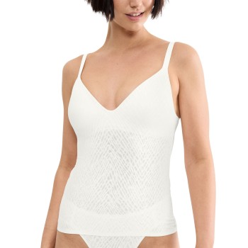 Sloggi ZERO Feel Bliss Push-Up Bra Shirt Hvid Large Dame