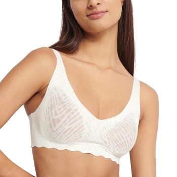 Sloggi BH ZERO Feel Bliss Soft Bra Hvid Small Dame