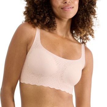 Sloggi BH ZERO Feel Bliss Top Lyserosa X-Small Dame