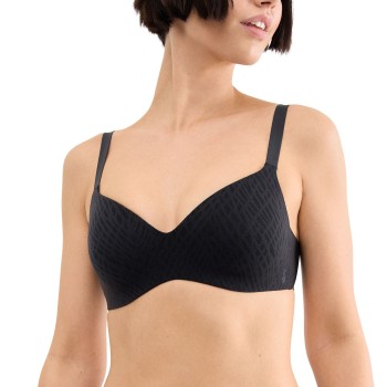 Sloggi BH ZERO Feel Bliss T-Shirt Bra Sort S+ Dame