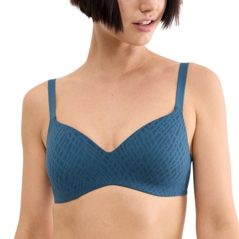 Sloggi BH ZERO Feel Bliss T-Shirt Bra Blå Large Dame