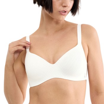 Sloggi BH ZERO Feel Bliss T-Shirt Bra Hvid XL+ Dame