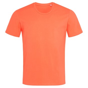 Stedman Clive Relaxed Men Crew Neck Abrikos ringspundet bomuld XX-Large Herre