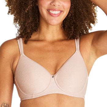 Swegmark BH Agnes Shape Padded Cup Wire Bra Beige polyamid B 80 Dame