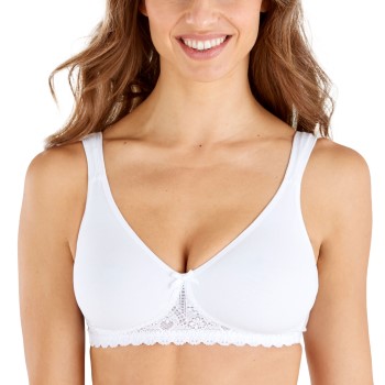 Swegmark BH Beautiform Soft Bra Fairtrade Molded Cups Hvid E 85 Dame