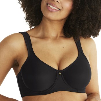 Swegmark BH Clean Curves Moulded CoolMax Wire Bra Sort F 90 Dame