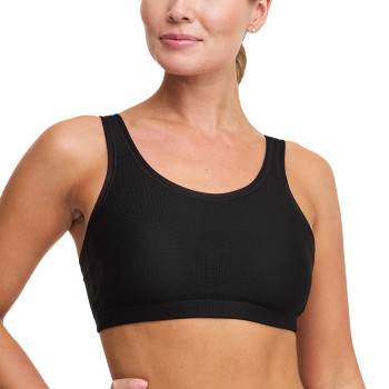Swegmark BH Core Sports Bra Moulded Cups Sort polyamid Small Dame