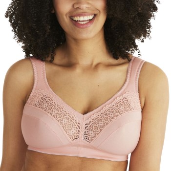 Swegmark BH Cotton Star Soft Bra Lyserosa bomuld B 75 Dame