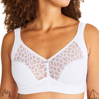 Swegmark BH Lovely Lilly Soft Bra Hvid polyamid D 100 Dame