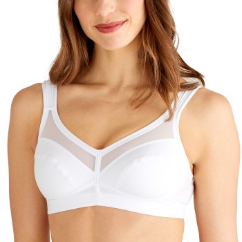 Swegmark BH Net Faitrade Cotton Soft Bra Hvid økologisk bomuld D 95 Dame