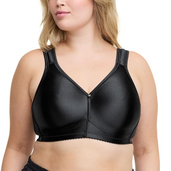 Swegmark BH Shine Soft Bra Moulded Cups Sort polyamid D 75 Dame