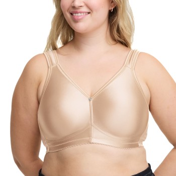 Swegmark BH Shine Soft Bra Moulded Cups Beige polyamid C 75 Dame