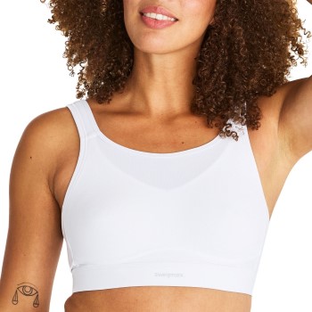 Swegmark BH Victorious Strenght Spacer Sports Bra Hvid F 75 Dame
