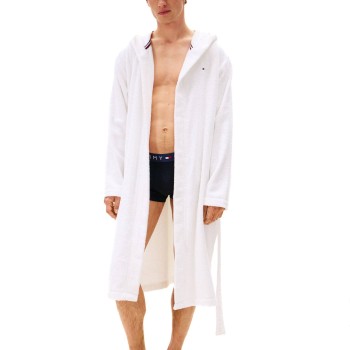 Tommy Hilfiger Original Hooded Robe Hvid bomuld XX-Large Herre