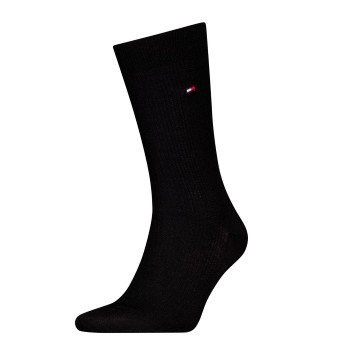 Tommy Hilfiger Strømper Premium Basket Wool Socks Sort Str 39/40 Herre