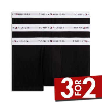 Tommy Hilfiger 3P Signature Essential Cotton Trunk Sort bomuld Large Herre