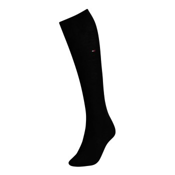 Tommy Hilfiger Strømper Women Cotton Knee High Sock Sort bomuld Str 39/42 Dame