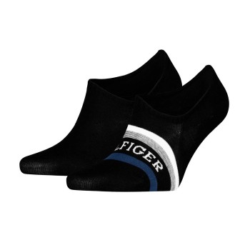 Tommy Hilfiger Tommy Men Tab Footie Socks Strømper 2P Sort Str 39/42