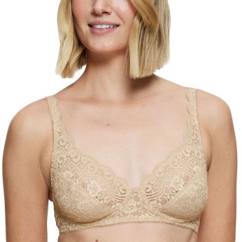Triumph BH Amourette Wireless Bra Beige D 80 Dame