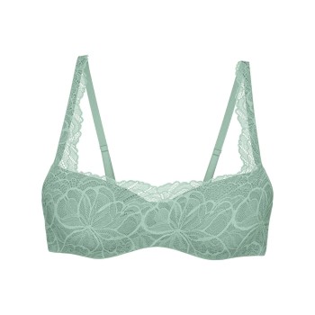Triumph BH Body Make-Up Illusion Lace Balconette Lysegrøn E 85 Dame
