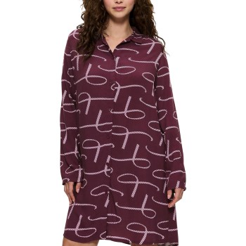 Triumph Boyfriend Fit Nightdress Vinrød  viskose 36 Dame