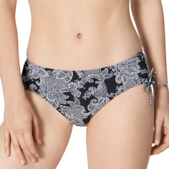 Triumph Charm Elegance Midi Bikini Brief Sort mønstret 46 Dame