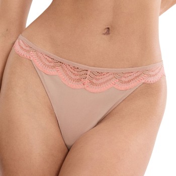 Triumph Trusser Comfort Glam Thong Sand/rosa 42 Dame