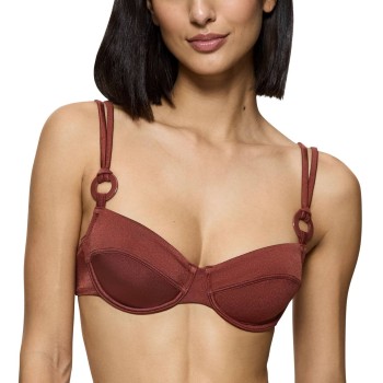 Triumph Midnight Swim Wired Bikini Top Brun C 44 Dame