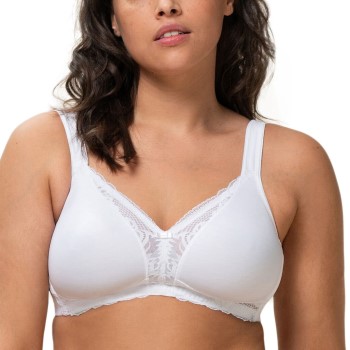 Triumph BH Modern Lace Cotton Soft Bra Hvid D 80 Dame