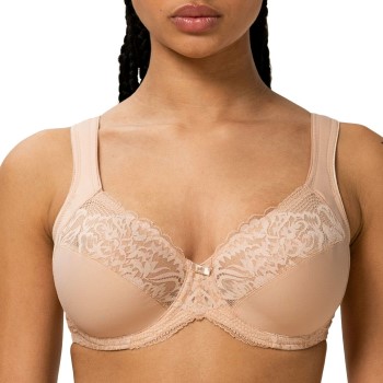 Triumph BH Modern Lace Cotton W02 Beige C 105 Dame