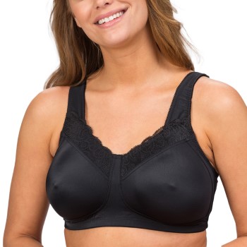 Trofé Trofe Linnea Prosthetic Wireless Bra BH Sort polyamid C 90 Dame