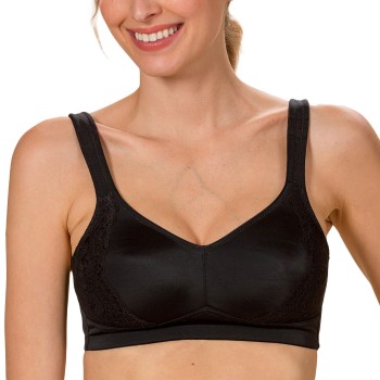Trofé Trofe Louise Soft Bra BH Sort polyamid F 80 Dame