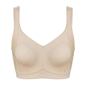 Trofé Trofe Louise Soft Bra BH Beige polyamid B 75 Dame