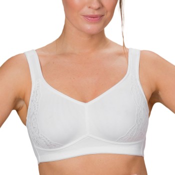 Trofé Trofe Louise Soft Bra BH Hvid polyamid B 75 Dame