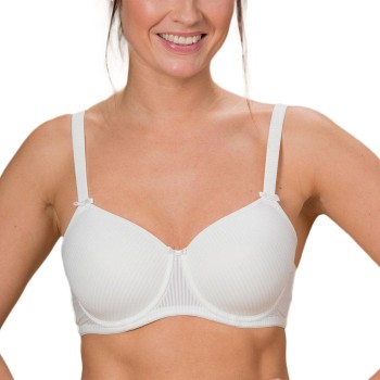 Trofé Trofe Sanna Underwire Stripe Bra BH Hvid D 75 Dame