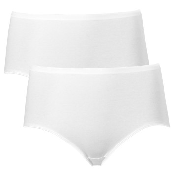 Trofé Trofe Seamless Maxi Briefs Trusser 2P Hvid bomuld XXXL Dame