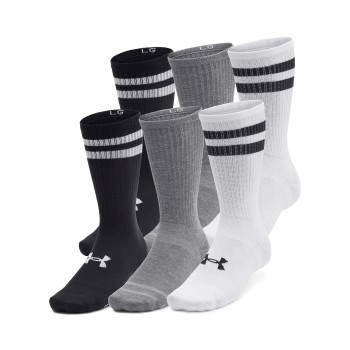 Under Armour Strømper 6P Essential Crew Socks Flerfarvet polyester Large