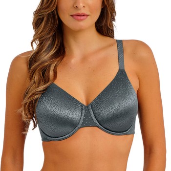 Wacoal BH Back Appeal Underwire Bra Grafit nylon D 70 Dame