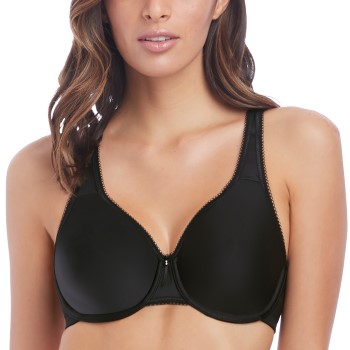 Wacoal BH Basic Beauty Full Figure Underwire Bra Sort polyamid G 80 Dame
