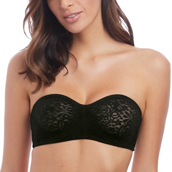 Wacoal BH Halo Lace Strapless Bra Sort F 75 Dame