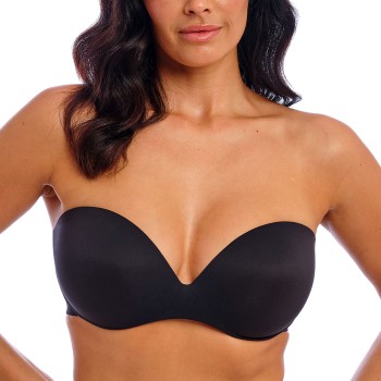Wacoal BH Ines Secret Moulded Strapless Bra Sort E 85 Dame